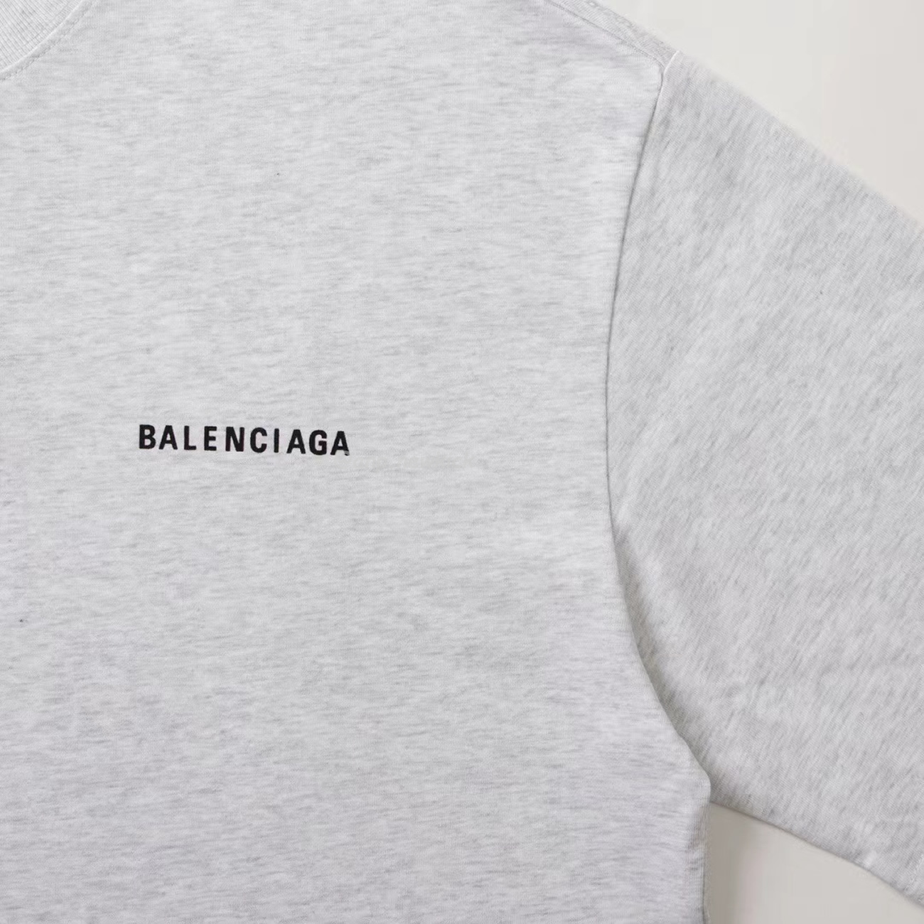 Balenciaga Logo T Shirt Grey (2) - newkick.vip